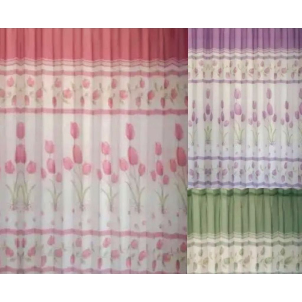 gorden Vitras minimalis gorden motip bungga gorden dalaman  black out