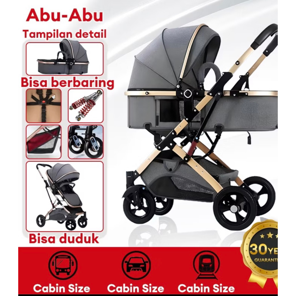 stroller bayi bekas preloved 2 fungsi untuk tidur dan duduk bekas bagus