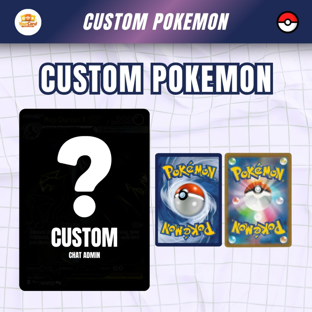 KARTU TCG POKEMON CUSTOM (PROXY CARD)