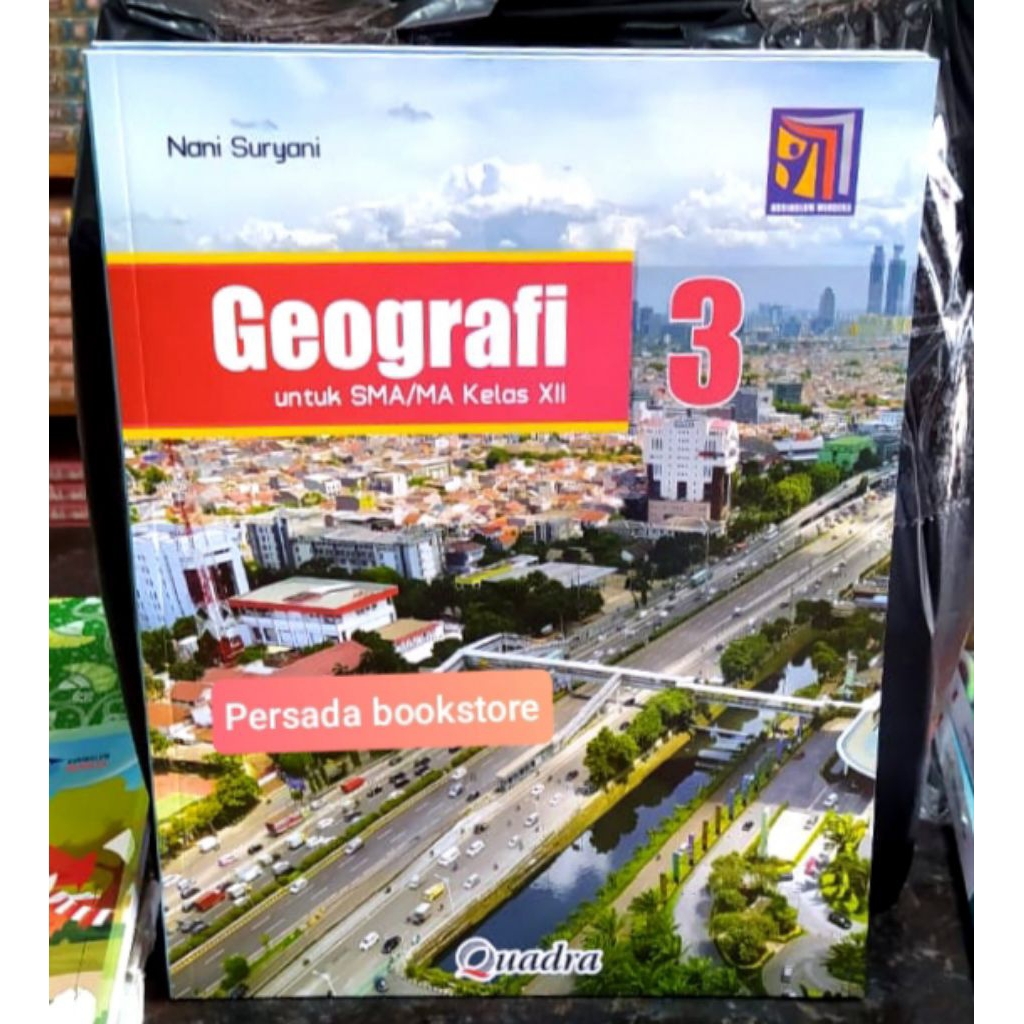 Buku Geografi Kelas 12 SMA Kurikulum Merdeka Quadra