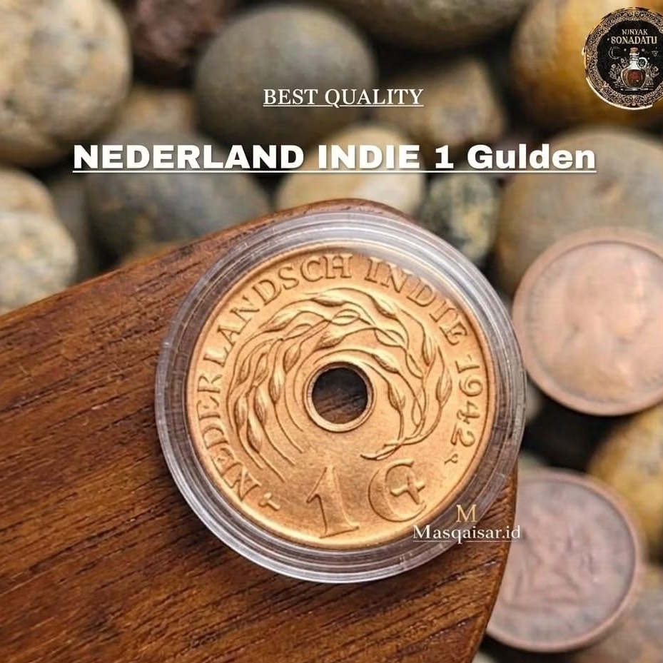 Original Koin Nederland Indie 1Cent 1945 Original Best Quality Koleksi Koin Nederland Belanda