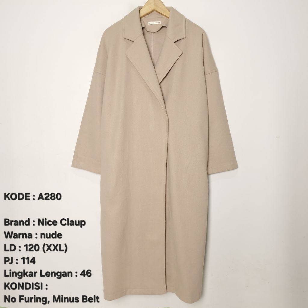 Coat, Long Coat  Musim Dingin Jumbo Big Size Preloved 40