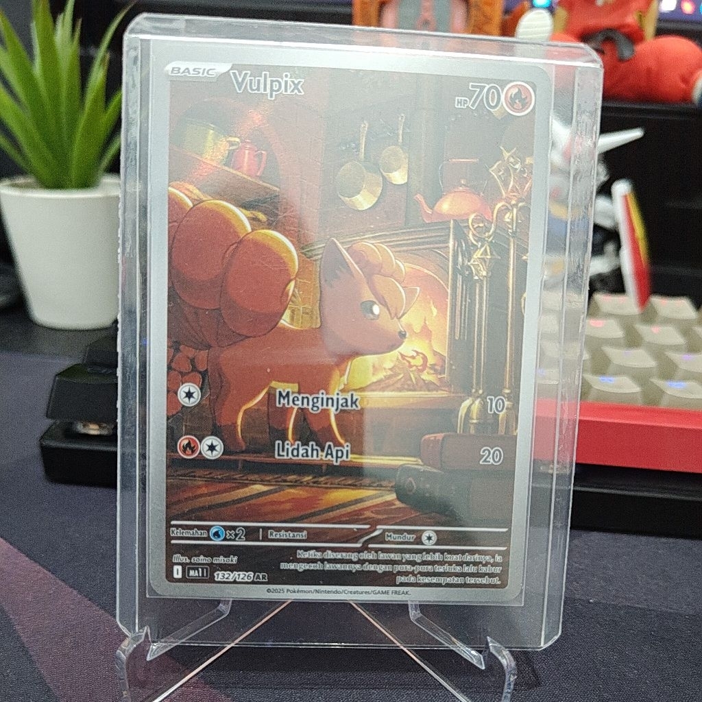 Vulpix AR TCG Kartu Pokemon Indonesia Original