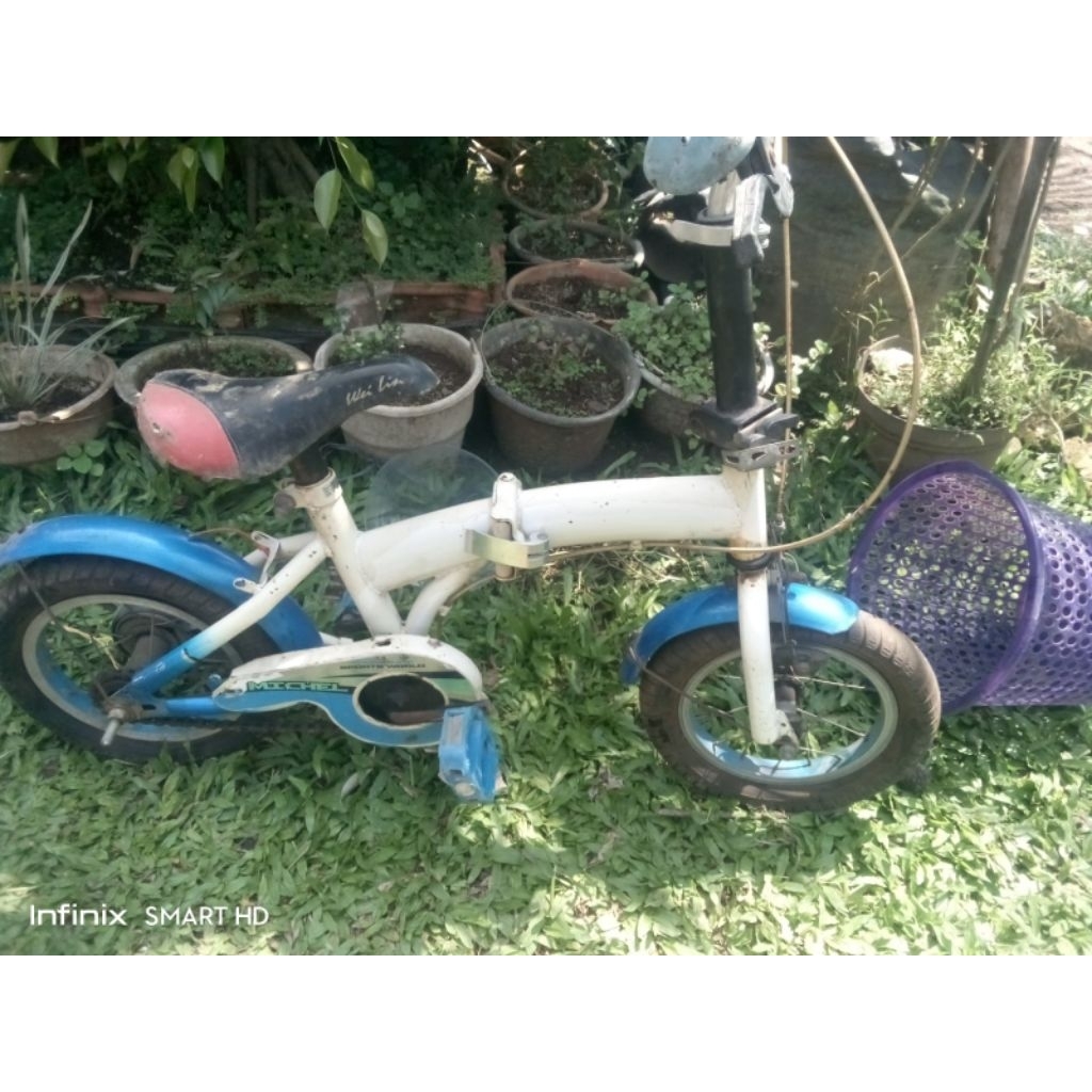 SEPEDA LIPAT 12INCH,SEPEDA ANAK,SEPEDA LIPAT SELLI
