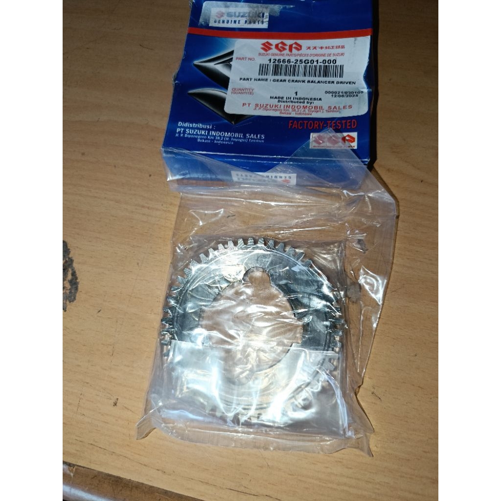 Gigi ger balancer kiri suzuki satria fu karburator ori sgp