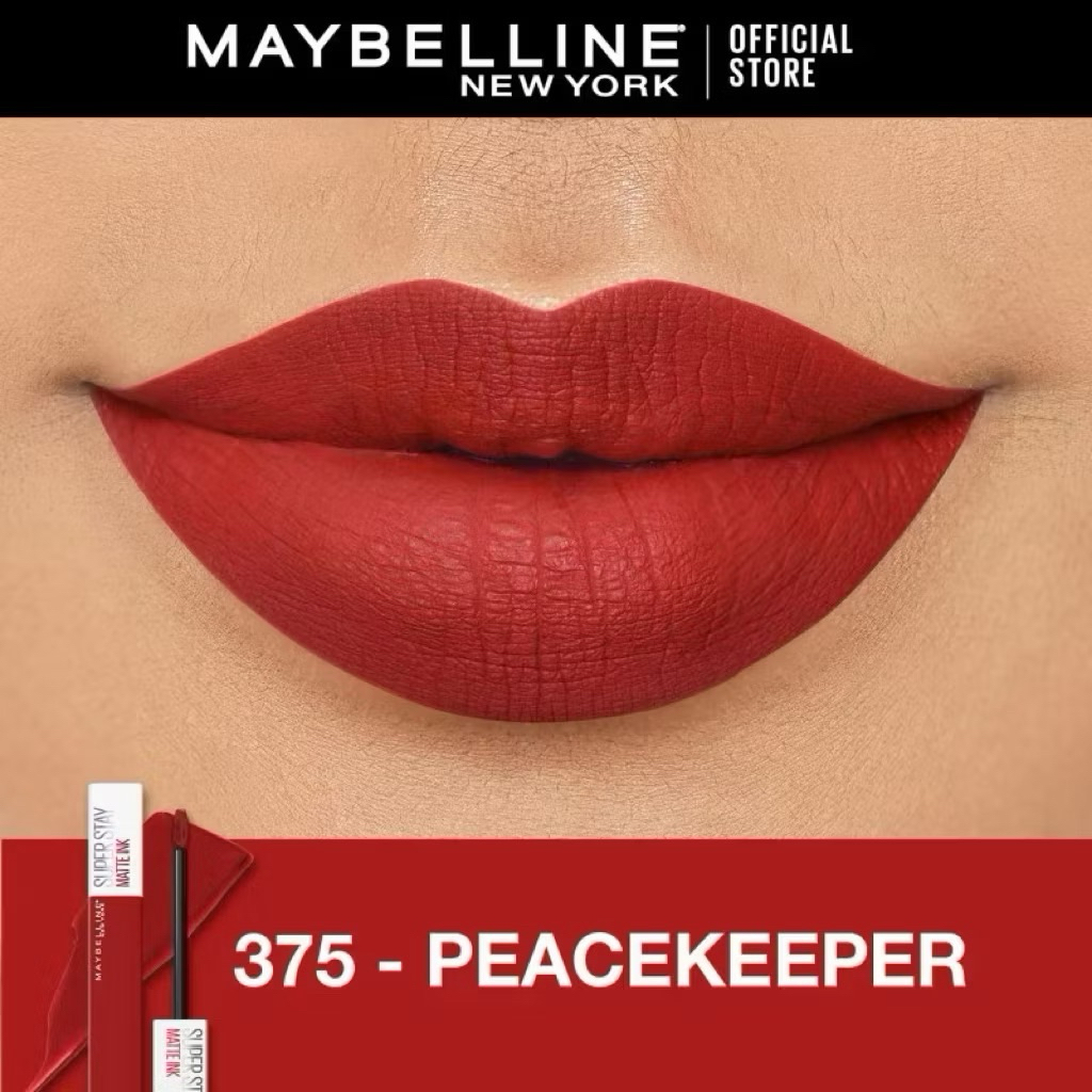 Lipcream Maybelline Superstay matee ink New York Shade 375