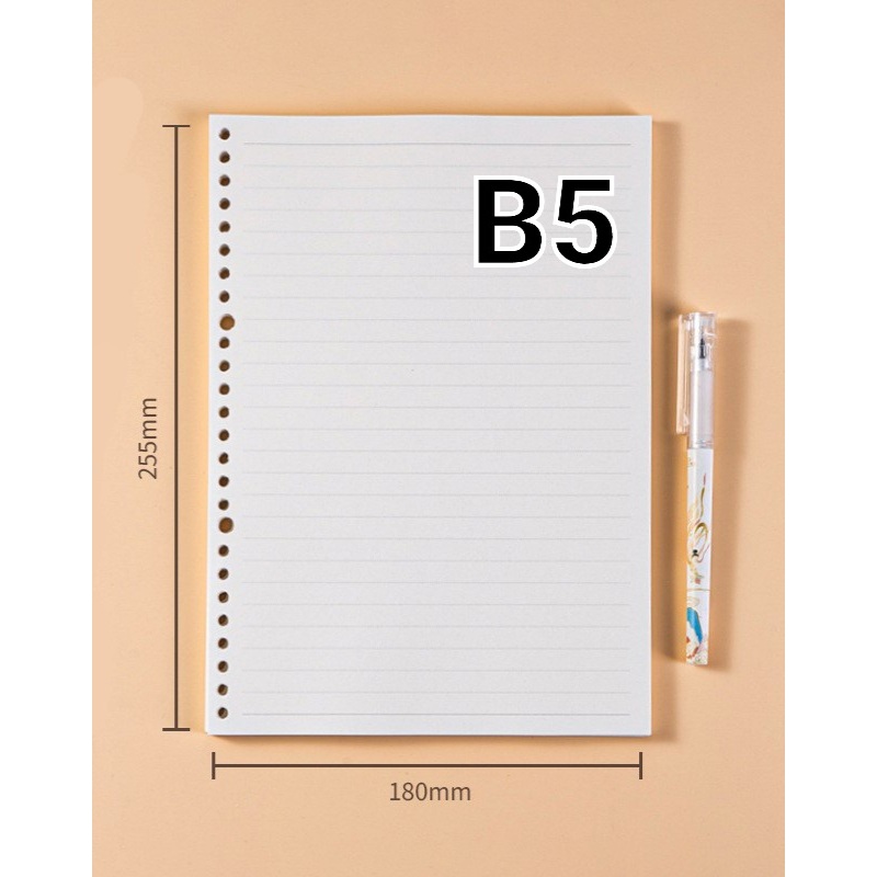 Loose Leaf-Loose Leaf A5-Loose Leaf B5-Isi Binder-Loose Leaf 50 Lembar-LooseLeaf-Kertas Binder