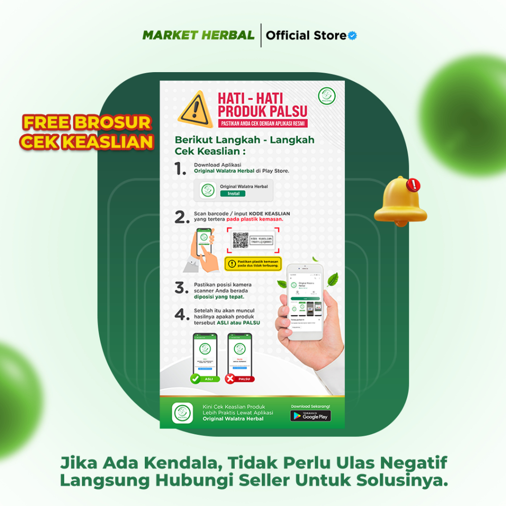 Brosur Cek Keaslian - KURMAQU GMJ