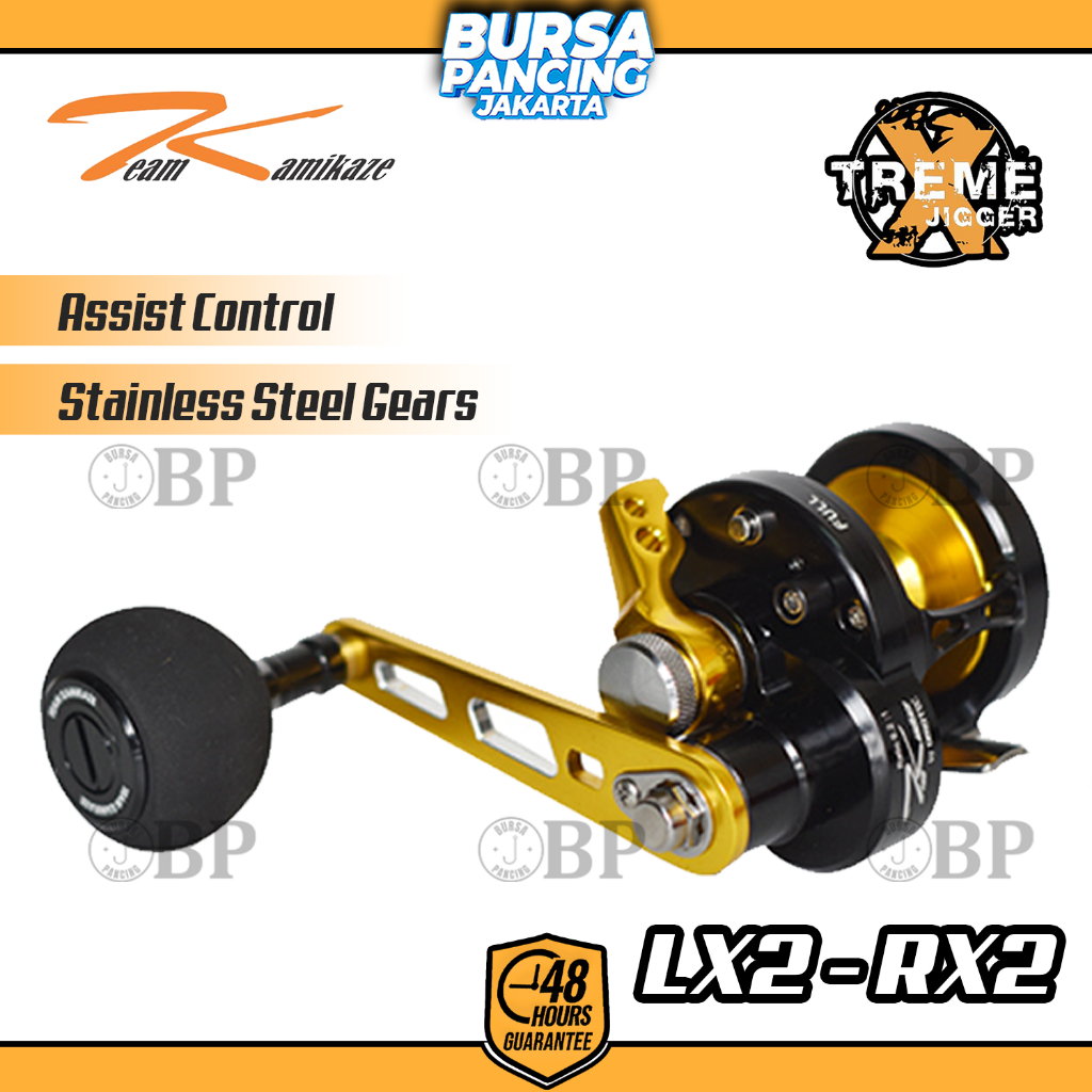 TEAM KAMIKAZE Reel Overhead XTREME JIGGER RX/LX2 (Micro Series) Machine 6061-T6 Aluminium Frame Hand