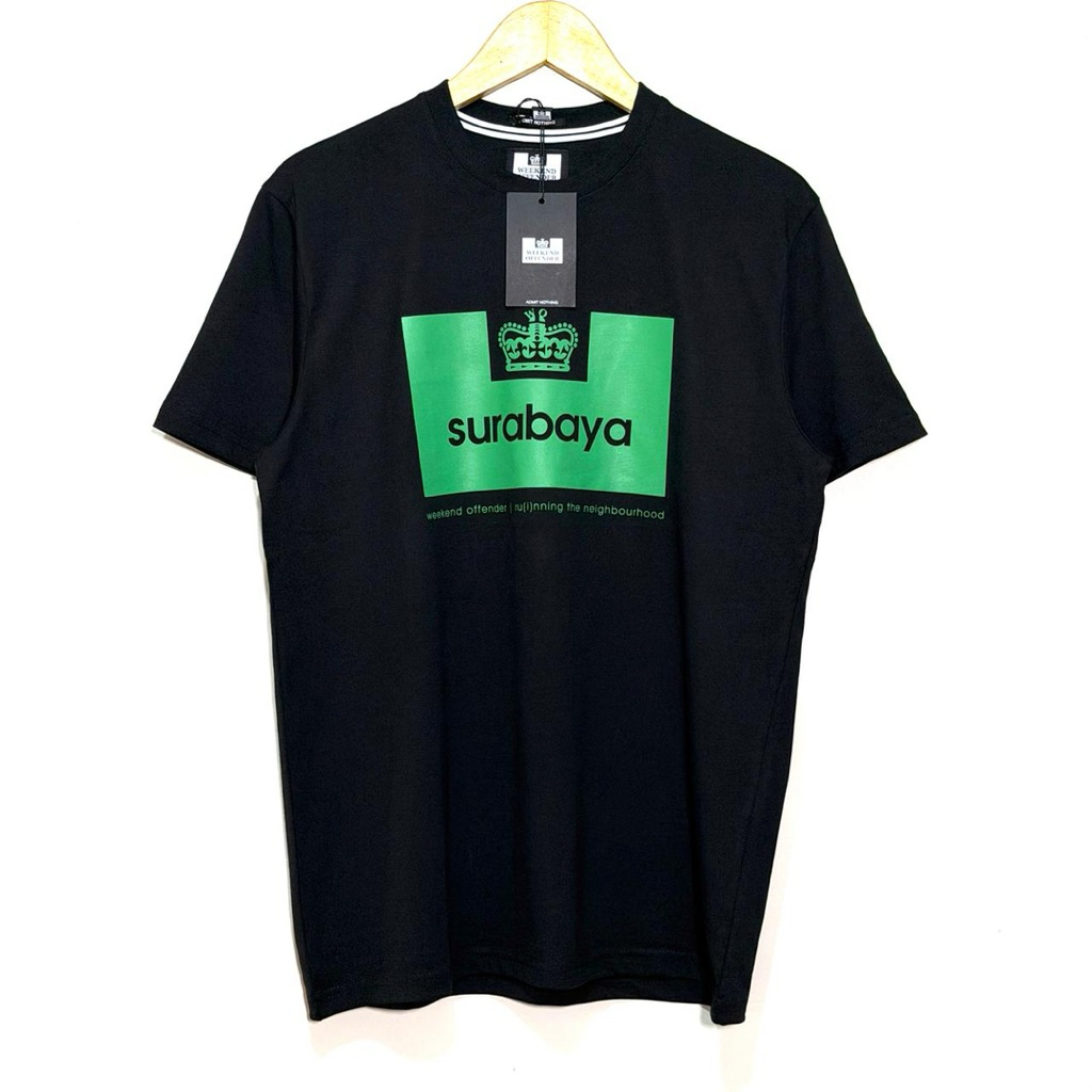 T Shirt Weekend Offender City Series Surabaya BNWT Original 100% Size : S ( 70 X 50 ) M ( 72 X 53 ) 