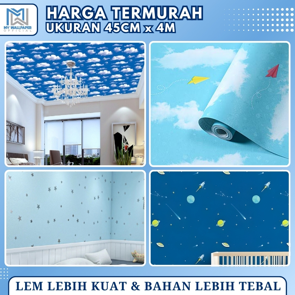Wallpaper Dinding Awan Wallpaper Awan Walpaper Awan Wallpaper Langit Walstiker Dinding Wallpaper Wal