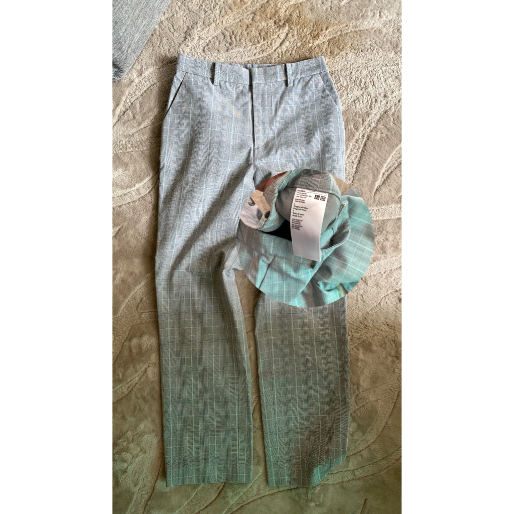 celana tartan uniqlo ori