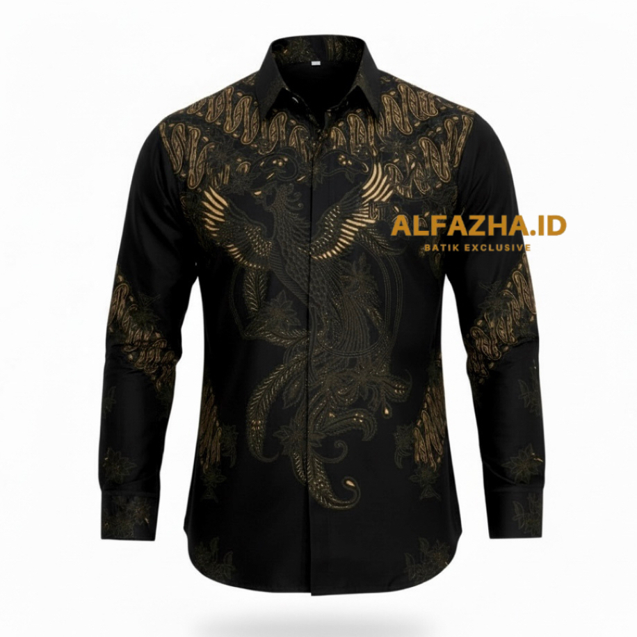 Batik Alfazha Arshaka Kemeja Batik Pria Lengan Panjang Lapis Furing Erro Premium Hem Batik Cowok