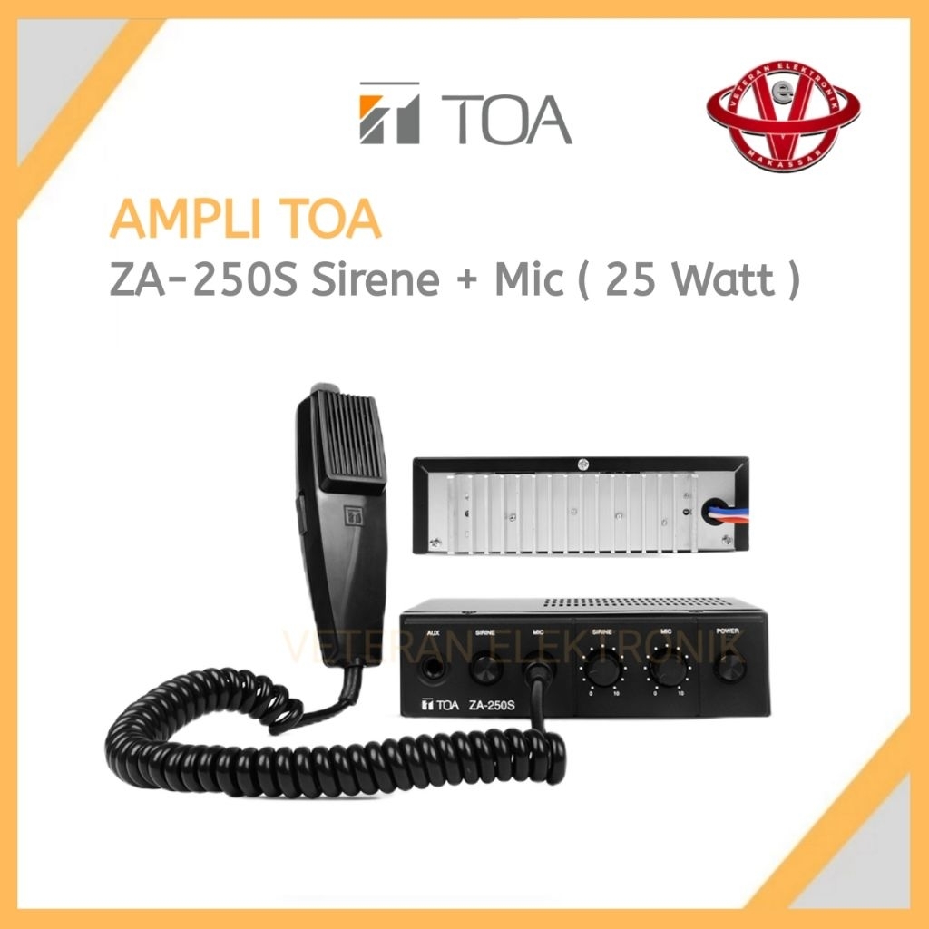 Amplifier TOA ZA-250S + Sirene / Amplifier Mobil