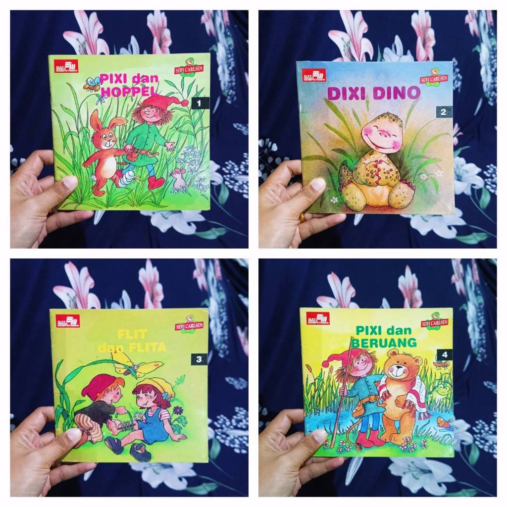 Paket Buku Cerita Anak Seri Carlsen 1-13 dengan Cerita dan Gambar yang Menarik Kondisi Bekas Terawat
