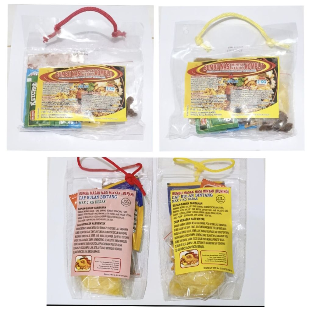 Bumbu Nasi Minyak Kebuli Samin Komplit Khas Palembang utk 2kg Beras