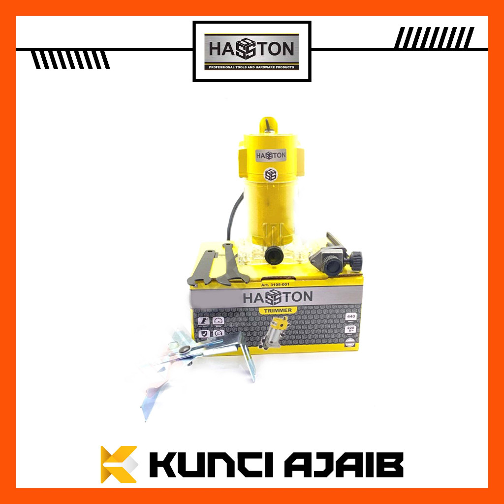 HASSTON 3105-001 Mesin Profil Kayu - Router Wood Trimmer