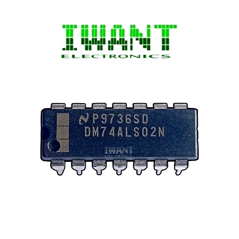 74ALS02 IC DM74ALS02N IC 74ALS02 74 ALS02 74ALS02 74LS02 IC 74ALS02N DIP