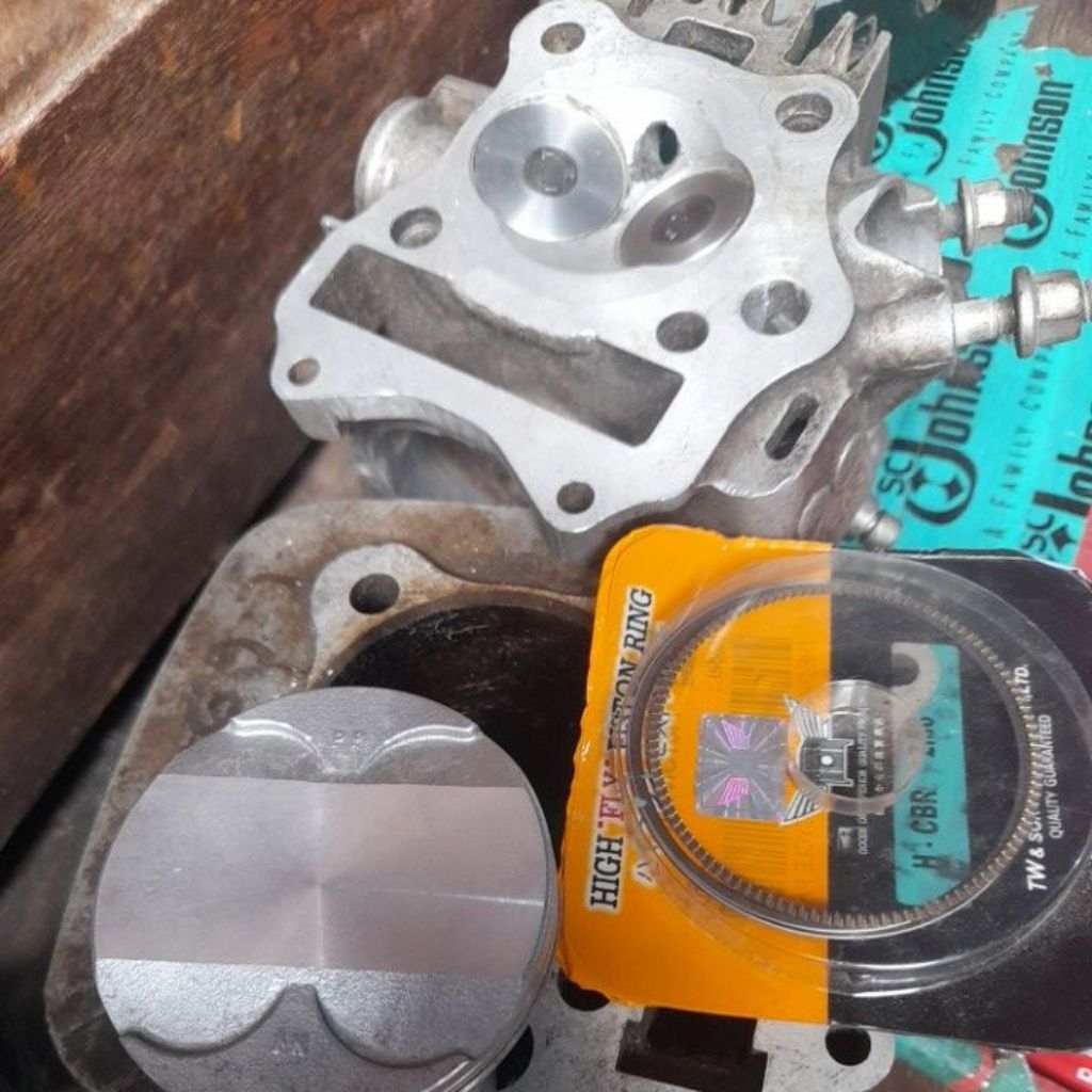 blok bore up shogun 125 FL klep 33/28