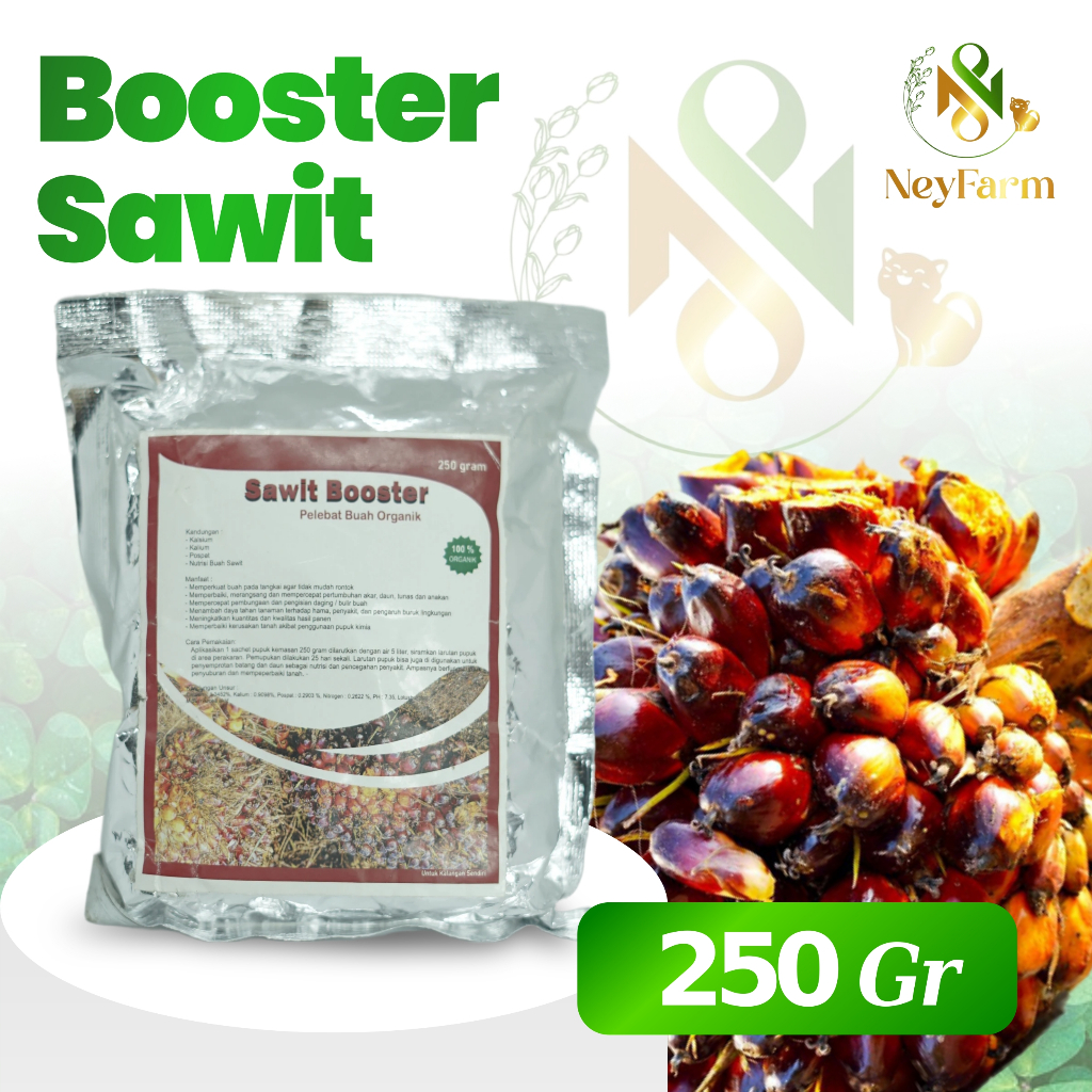 Pupuk Ampuh Booster Sawit Perangsang Buah Anti Rontok