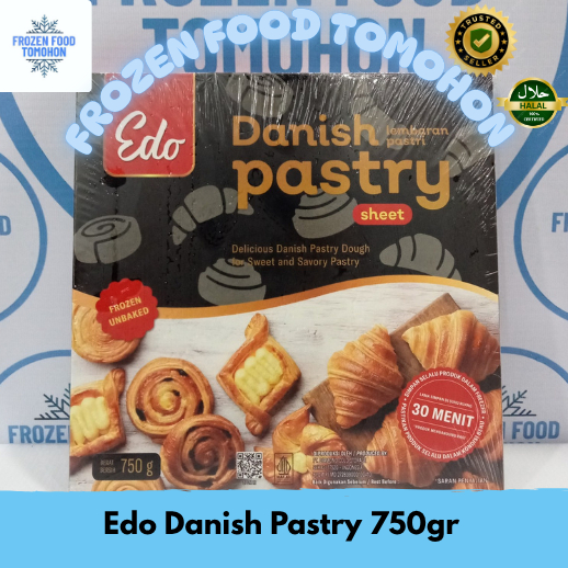 Edo Danish Pastry 750gr - Frozen Food Tomohon