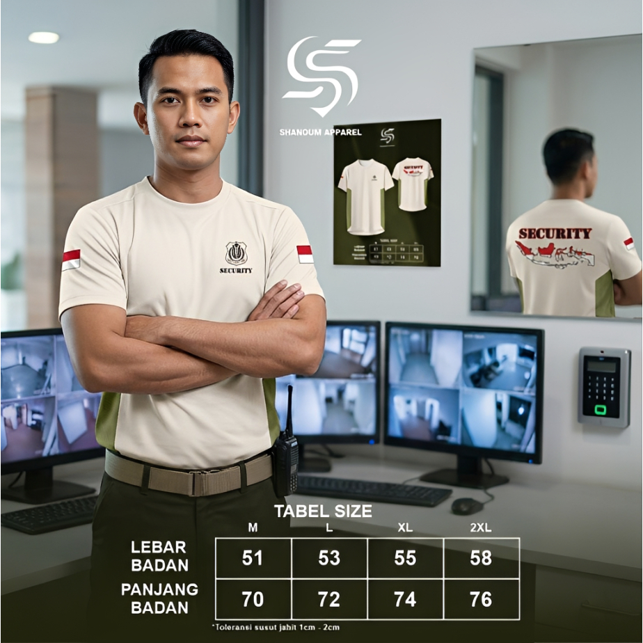 Kaos Security - Kaos Jersey Security - Kaos DryFit Security