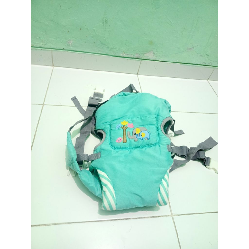 Preloved Gendongan Omiland - Gendongan Bayi Ransel Depan Belakang