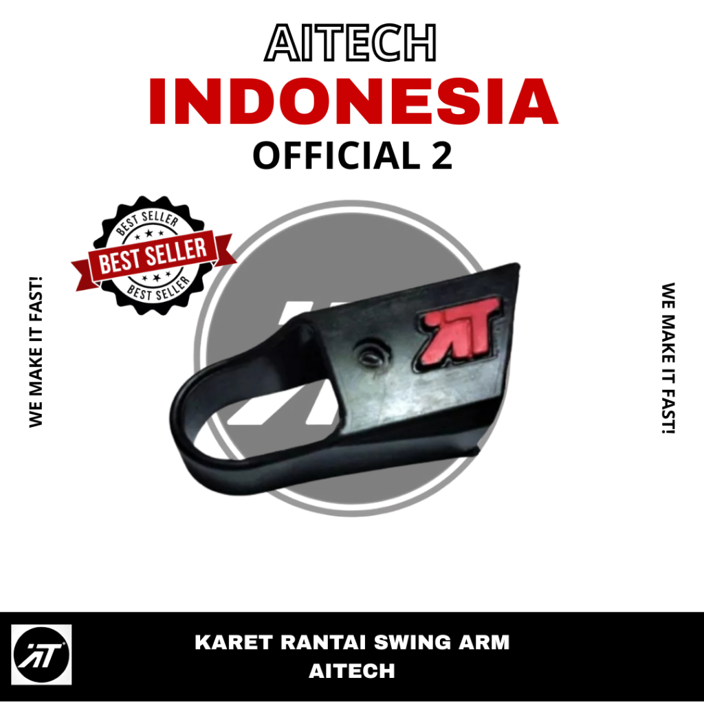 Karet Rantai Arm Aitech Merah Berkualitas Tinggi