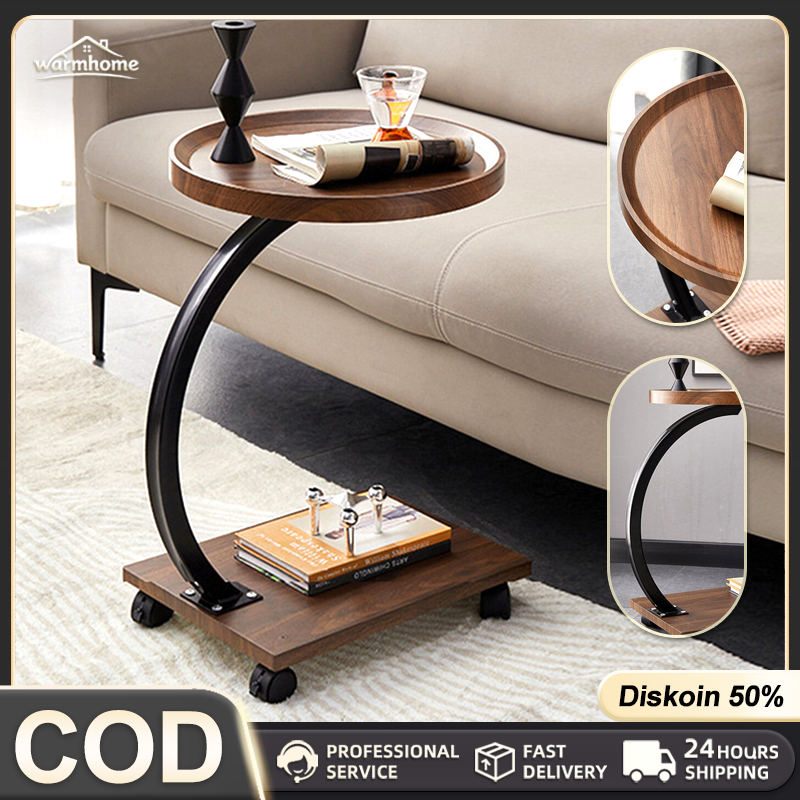 COD Meja Kopi Seluler Meja Sudut  Meja Tamu Meja Ruang Tamu Meja Samping Sofa Dengan Roda Meja Cafe 
