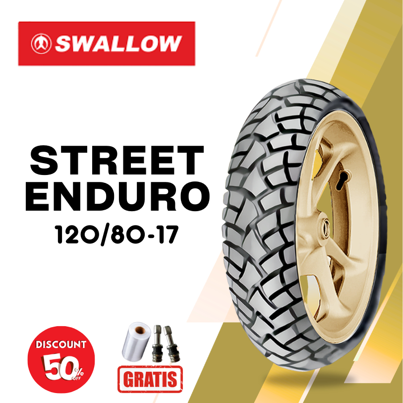 Ban Motor SWALLOW STREET ENDURO 120/80-17 Tubeless