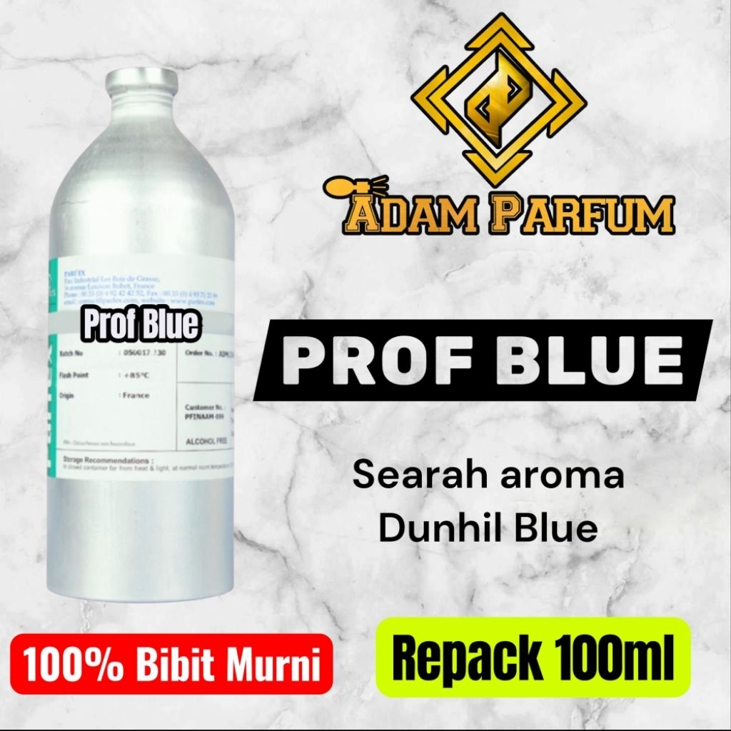 Bibit Parfum Prof Blue Parfex kemasan Repack 100ml searah aroma Dunhill Blue