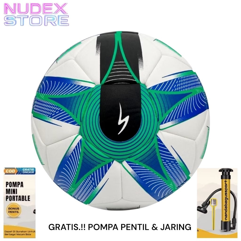 Bola Sepak Size 5 Bola Sepak SPECS Size 5 Premiun  Gratis Pompa Pentil Dan Jaring