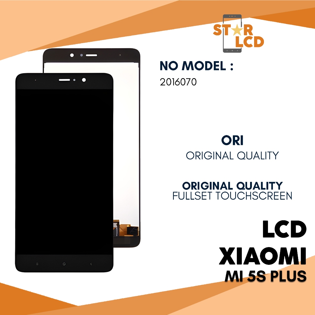 Grosir LCD Xiaomi Mi 5S Plus / 2016070 - Fullset Touchscreen Original