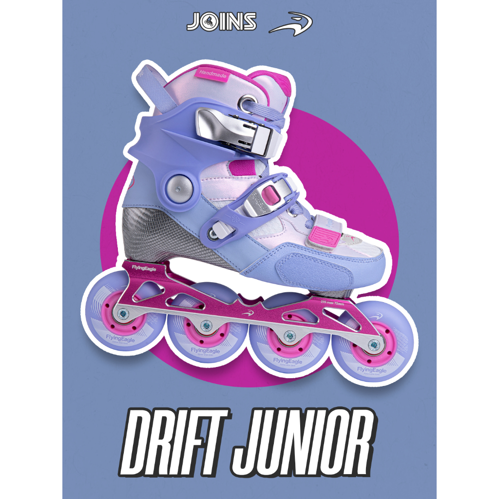 SEPATU RODA FLYING EAGLE DRIFT JR NEW25 PURPLE