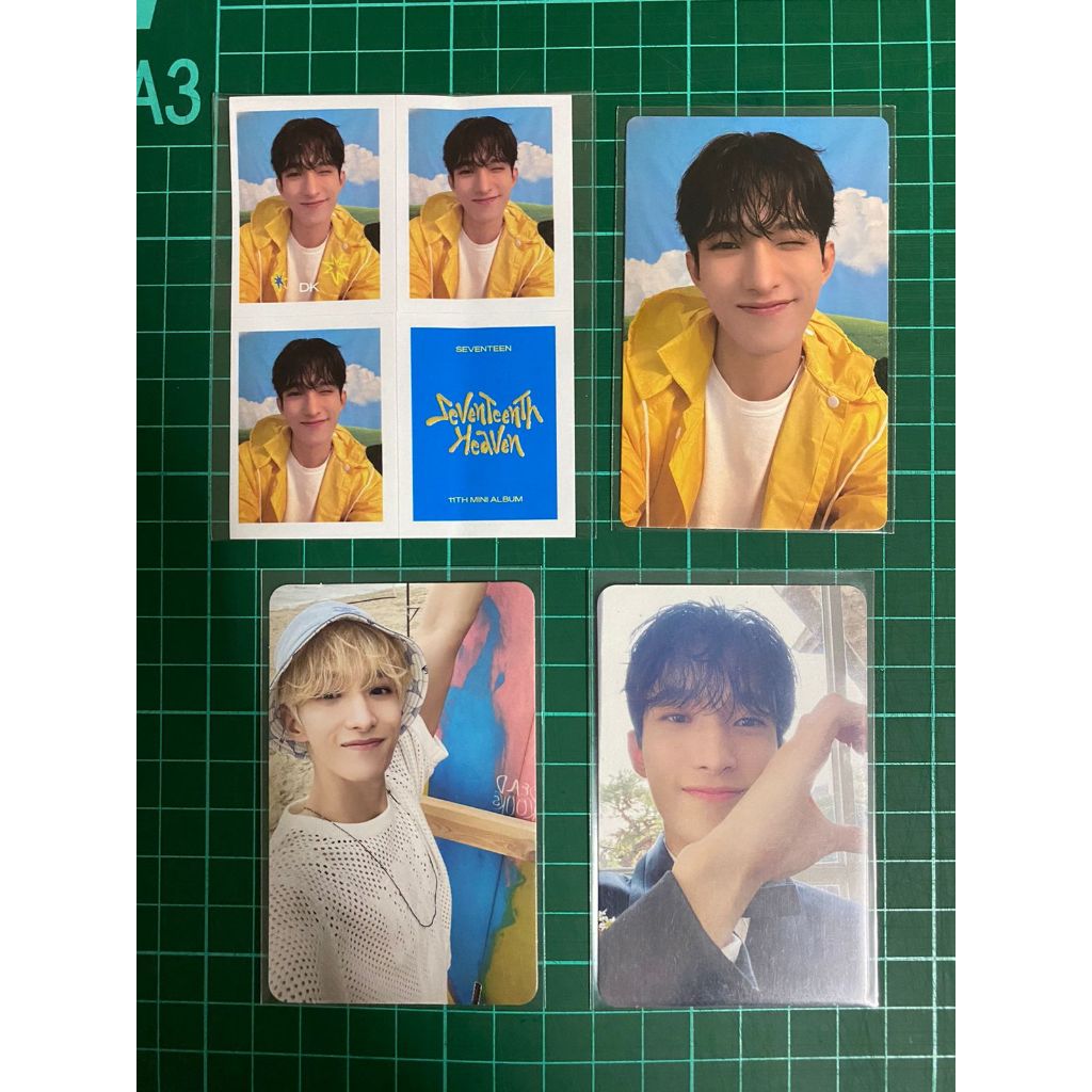 ready seventeen DK pc photocard seventeenth heaven FML STF carver