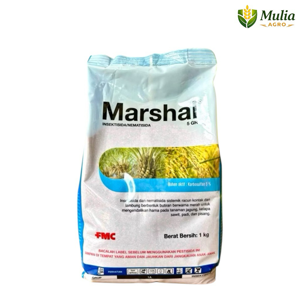 Insektisida MARSHAL 5GR 1 Kg - Nematisida Marshal 5 Gr Kemasan 1 Kg