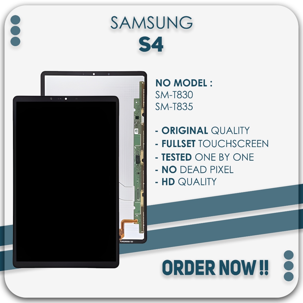 Grosir LCD Samsung Tab S4 ( SM-T830 / SM-T835 ) - Fullset Touchscreen Original
