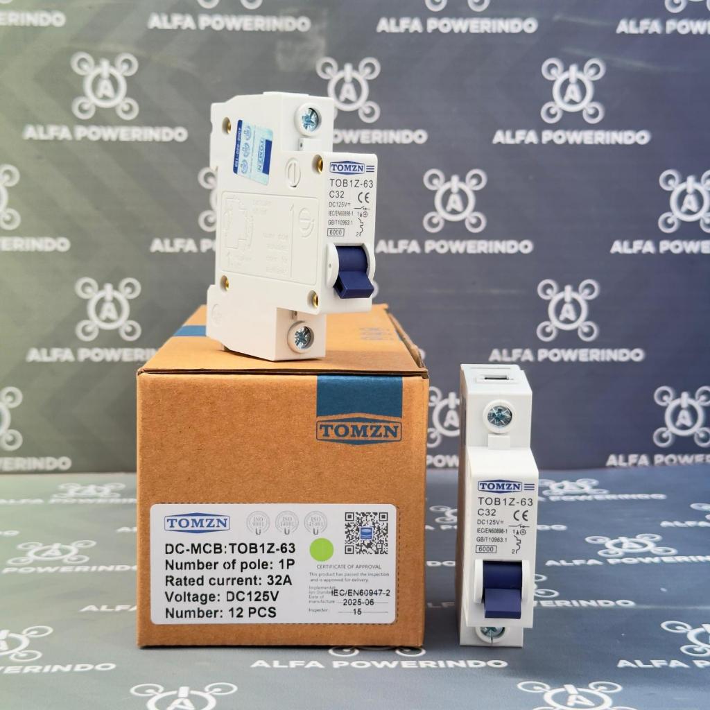 TOMZN 1P DC 125V MCB 32A - TOMZN13