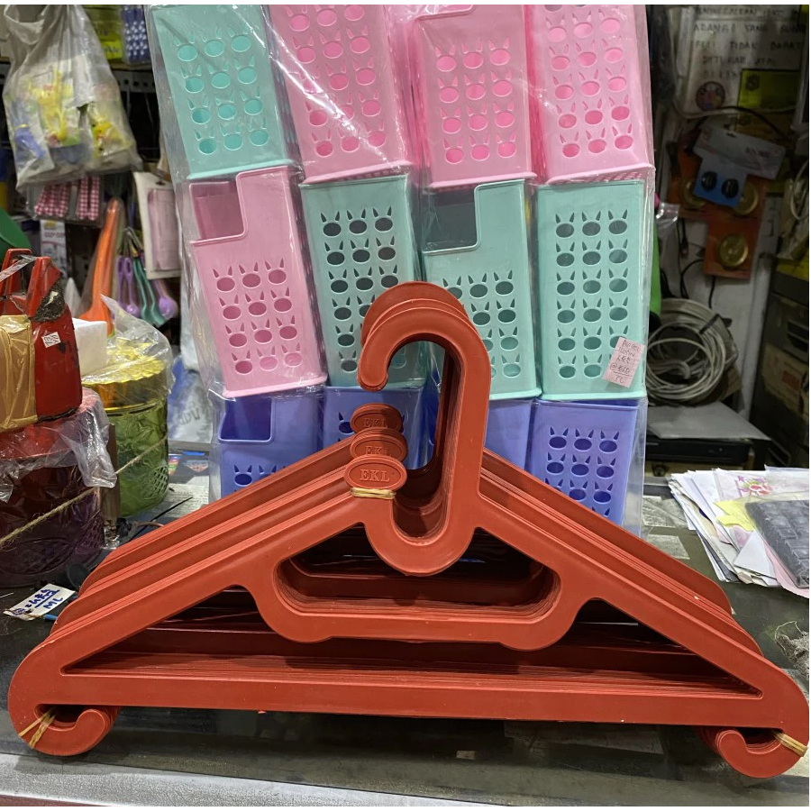 Hanger/Gantungan Baju EKL,GP Gepeng (1Lusin)
