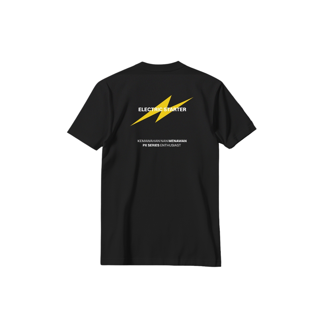 Kaos Vespa Excel Px Series Bolt Electric Tshirt