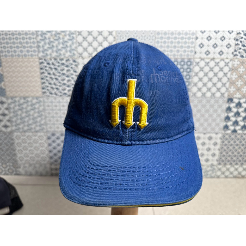 Topi Second Brand Branded MLB Seattle Mariners By Melonwear Original Full Tag CROWN PRINT HURUF