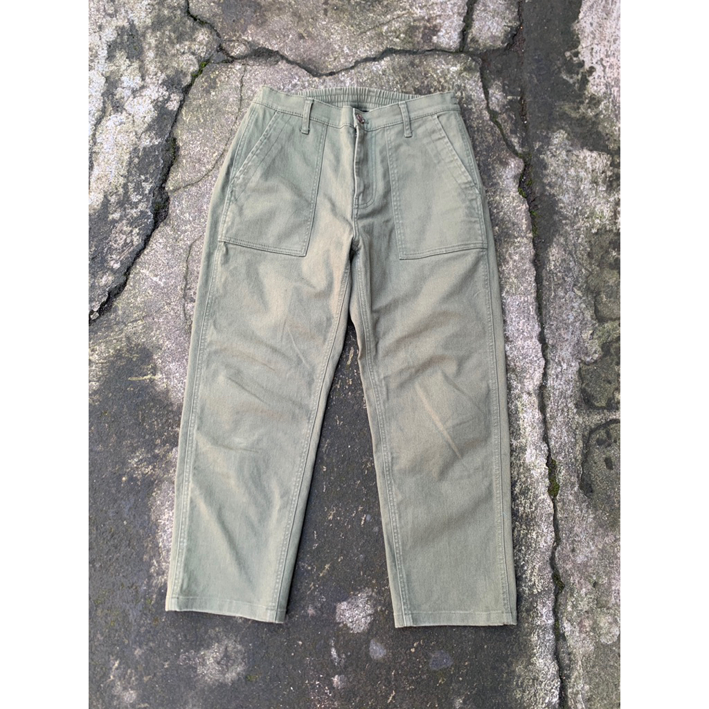 celana fatigue hijau army