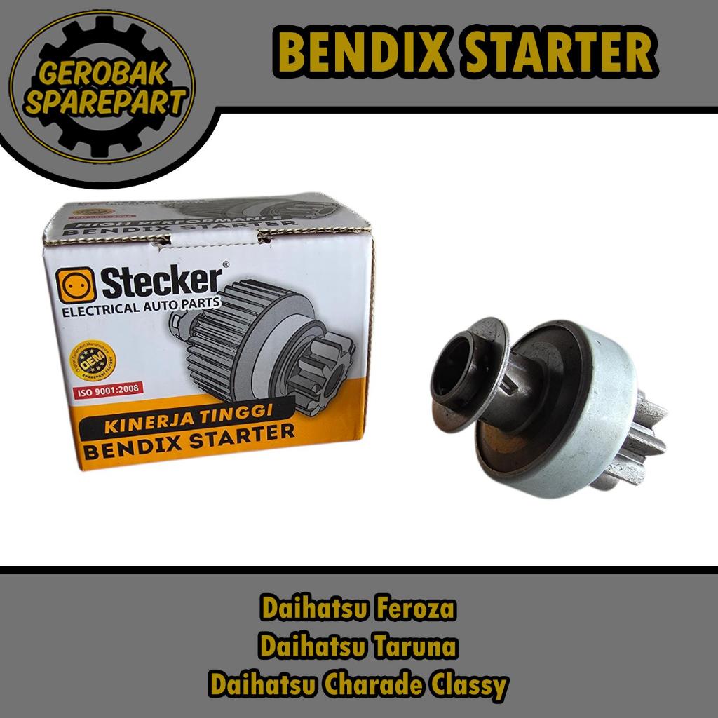 Gigi Bendix Dinamo Starter - Daihatsu Feroza / Taruna / Charade Classy 8 Gigi Stecker