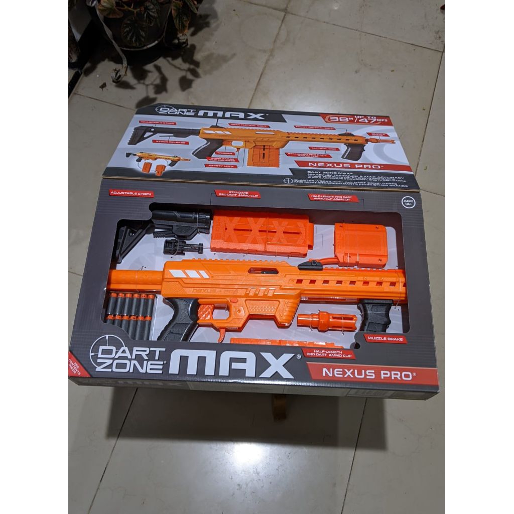 dart zone max Nexus pro ultimate bukan nerf mainan anak