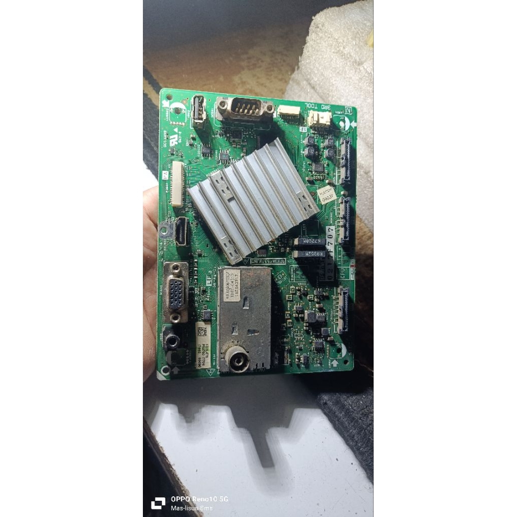 MB - MAINBOARD - MESIN TV LCD SHARP LC 32L4701 - LC 32L470i - LC 32L400. normal kondisi normal layak