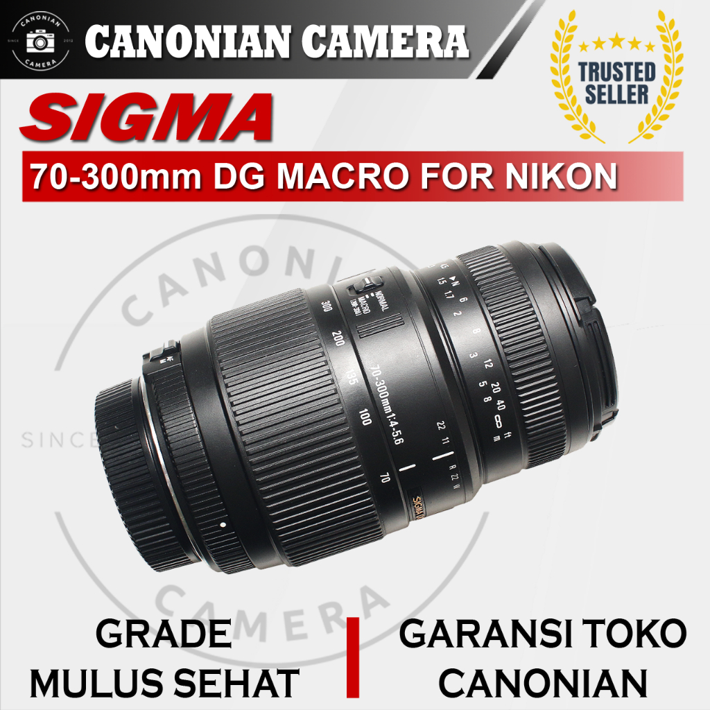 Lensa Sigma 70-300mm DG Macro For Nikon DSLR