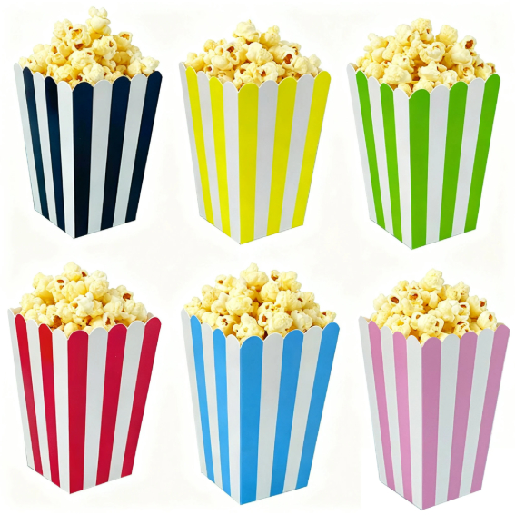 SL POPCORN TRAY KERTAS WADAH POPCORN IVORY
