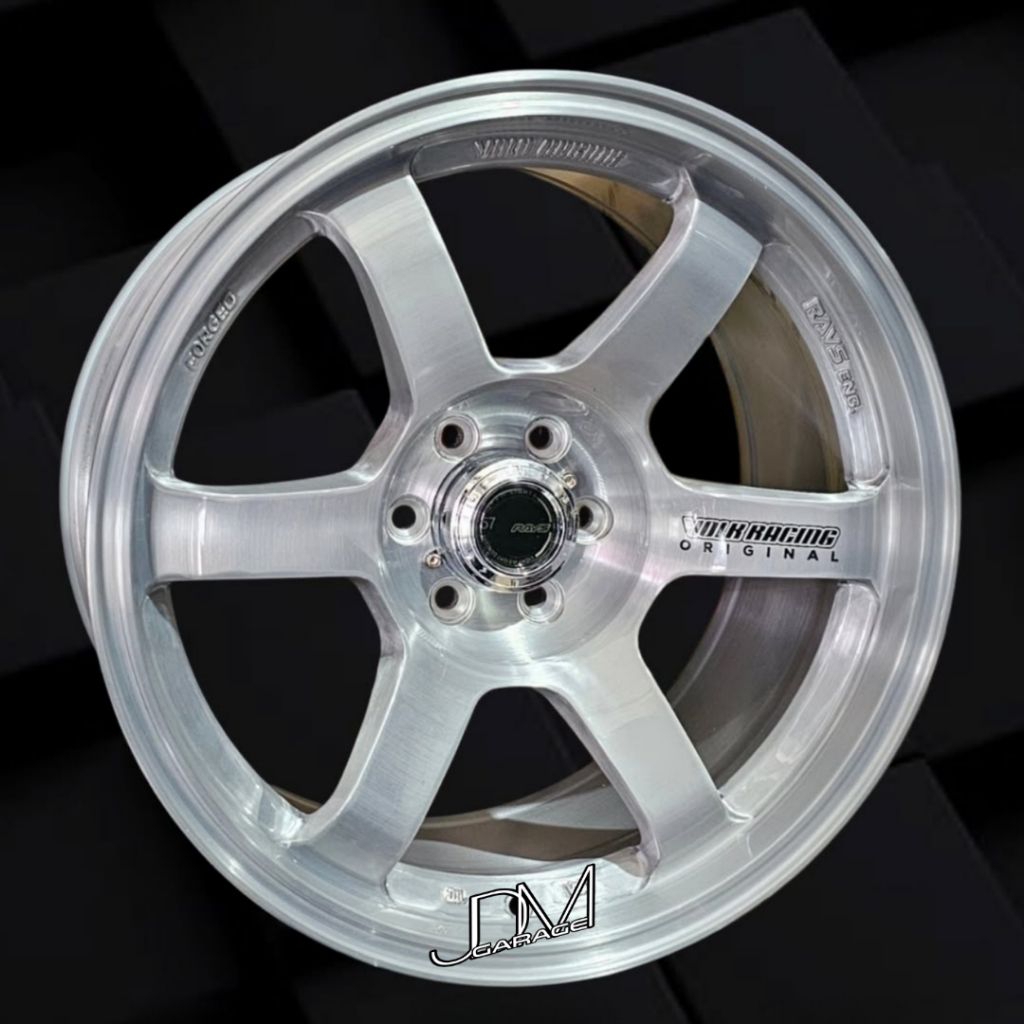 velg mobil te37 flow forming ring 18 pcd 6x114,3 velg racing r18 untuk mobil Nissan Navara Nissa ter
