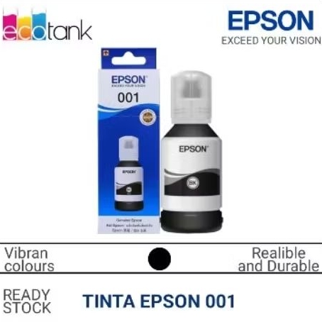 tinta printer Epson 001 black ori L3210