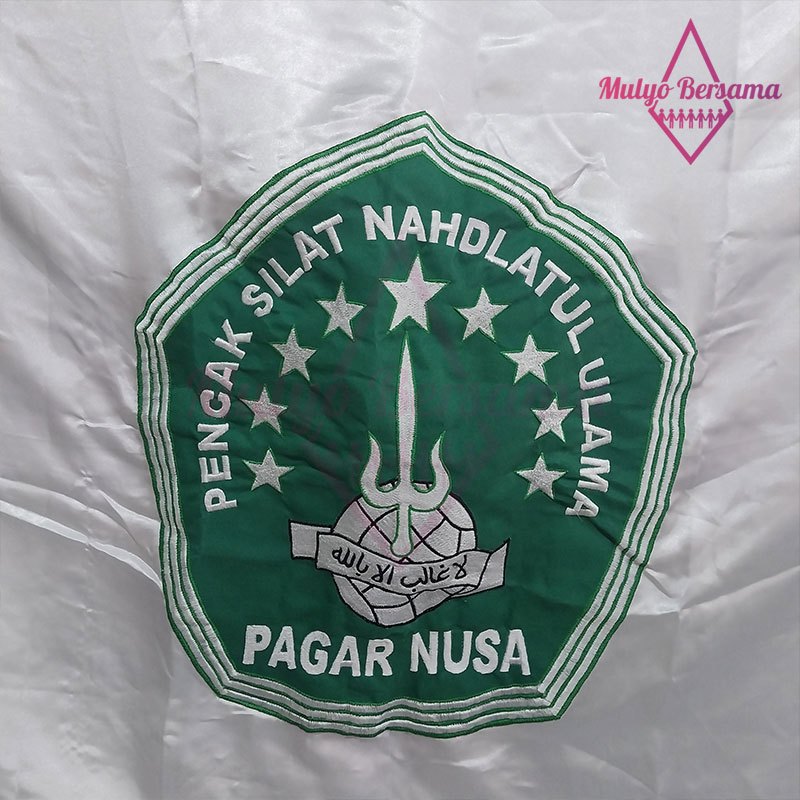 Bendera Rumbai Komunitas Custom Bendera Pencak Silat NU Pagar Nusa - Mulyo Bersama